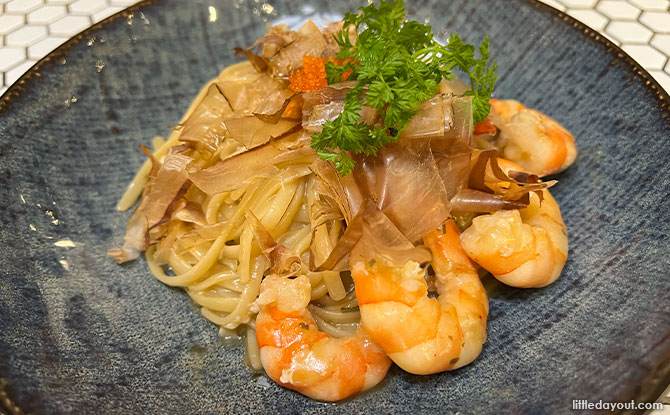 Umami Prawn Pasta