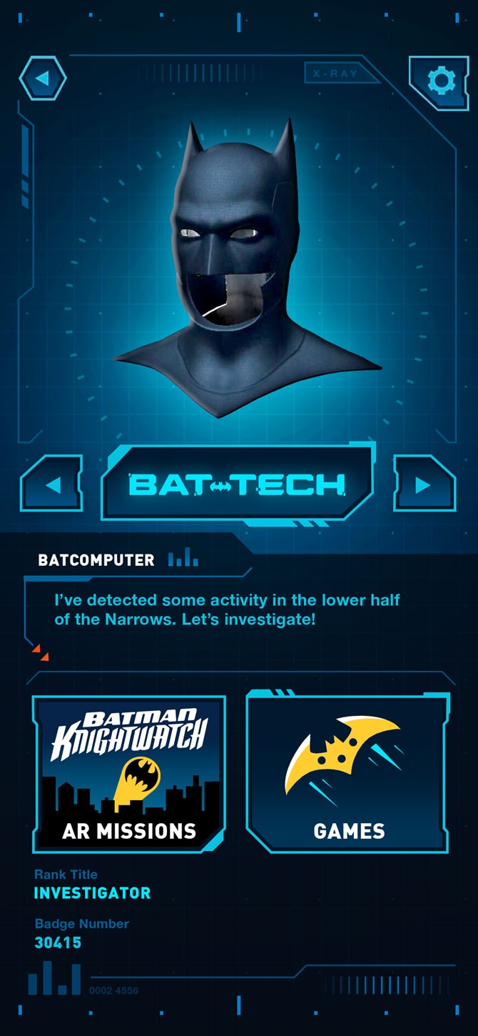 Suit up with the first-ever Batman Bat-Tech AR app