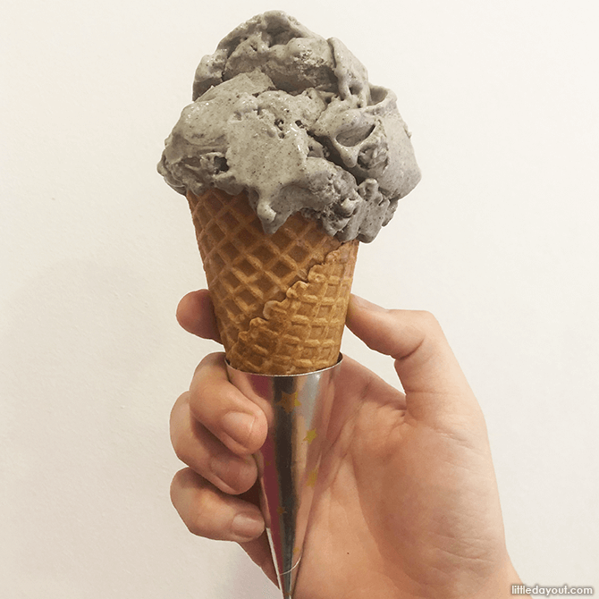 Black Sesame Ice Cream