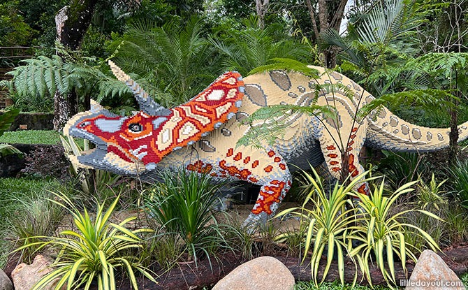 LEGO Dinosaur at Singapore Zoo