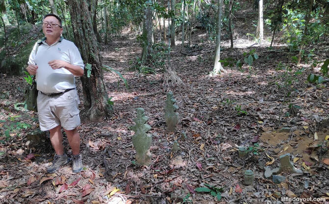 Graves at Chek Jawa