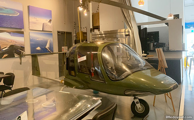 Autogyro at Hanger 66 Cafe