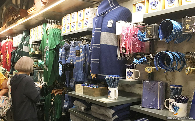 Buy a wand, t-shirts and all manner of souvenirs inside The Harry Potter Shop.