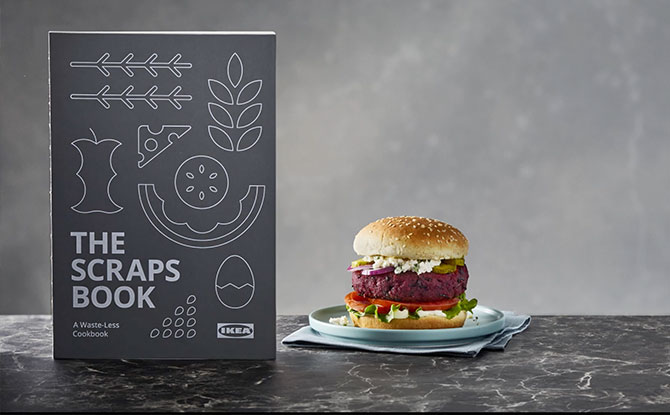 IKEA Scrapsbook with Burger