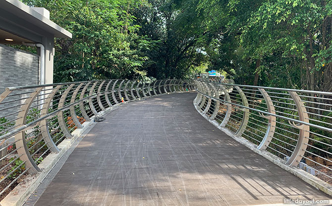 Path from Jalan Kayu node towards Sengkang