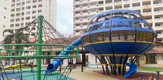 Jurong West Street 73 Playground: The Mothership & The Spinning Saucer