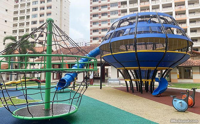 Jurong West Street 73 Playground: The Mothership & The Spinning Saucer