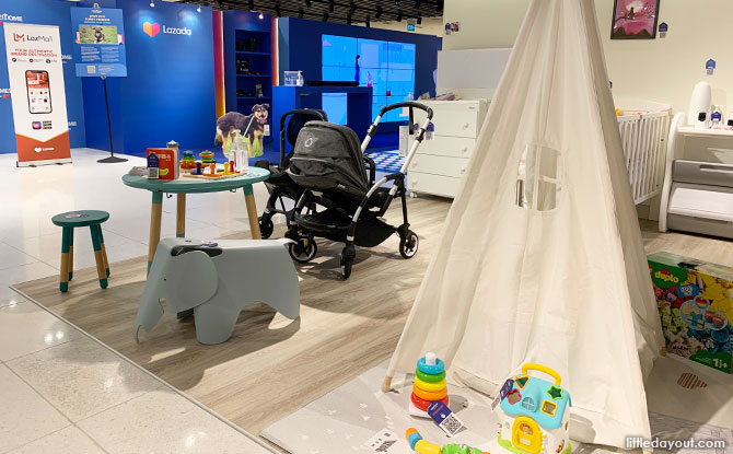 Kids Section at the Lazada Pop Up Store at Raffles City