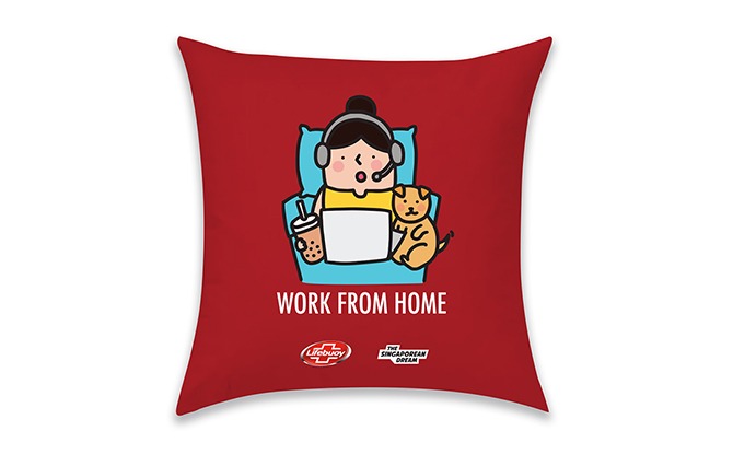 Singaporean Dream x Lifebuoy cushion