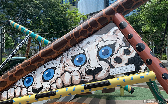 Marina Bay Playground - pair of cubs