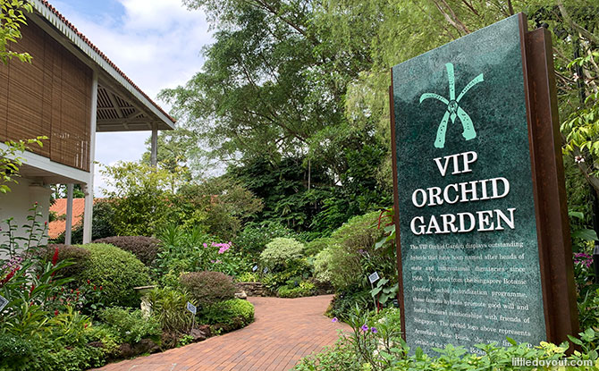 VIP Garden - National Orchid Garden