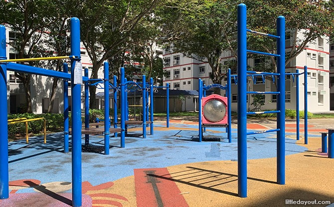 Fitness area at Nautical Park