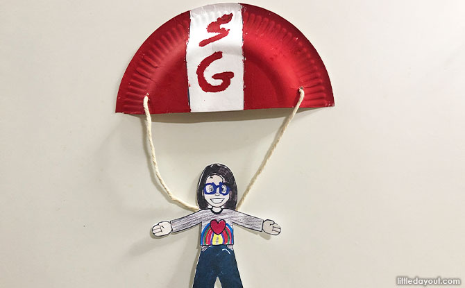 04-parachute Paper Red Lion Parachute