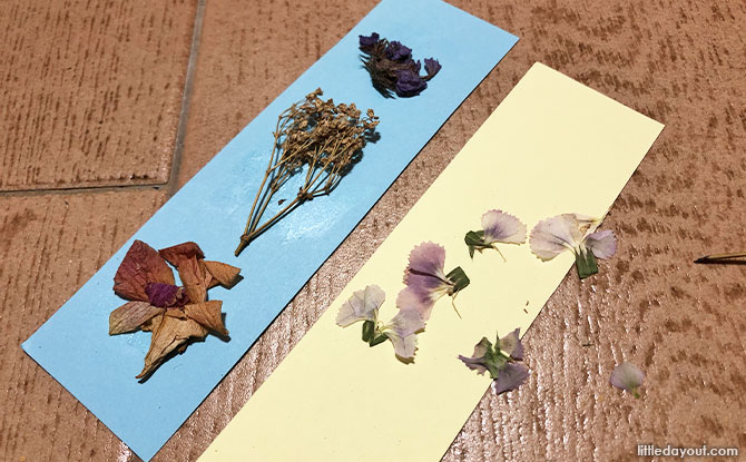 How To Make Pressed Flower Bookmarks - Little Day Out