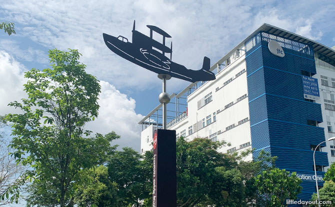 Aircraft Sign Posts - Seletar West Park Connector