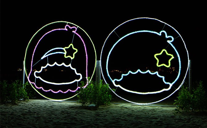 Sentosa Lights twin stars