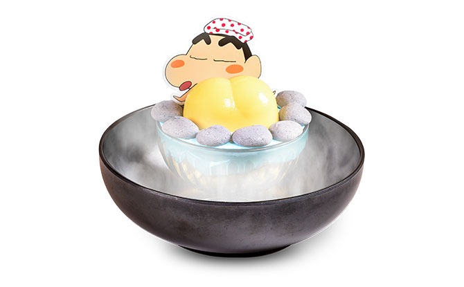 Crayon Shinchan x Kumoya Pop-Up Café: Cheeky Foods And Snacks 4 Relaxing Onsen Pudding Parfait