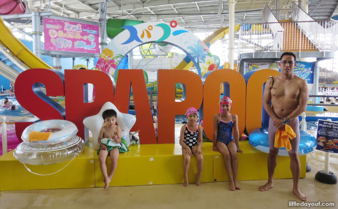 Rooftop Family Fun at Spa World Osaka