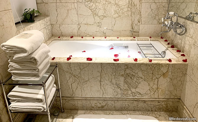 St. Regis Singapore Staycation Bubble Bath by Butler