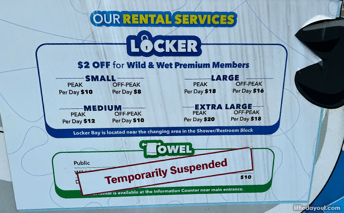 Other Facilities at Wild Wild Wet