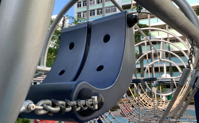 Cockpit of the Yung Loh Plane Playground in Singapore