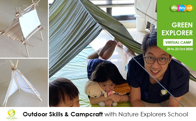 Little Day Out's Green Explorer Camp: Outdoor Skills & Campcraft with Nature Explorers School