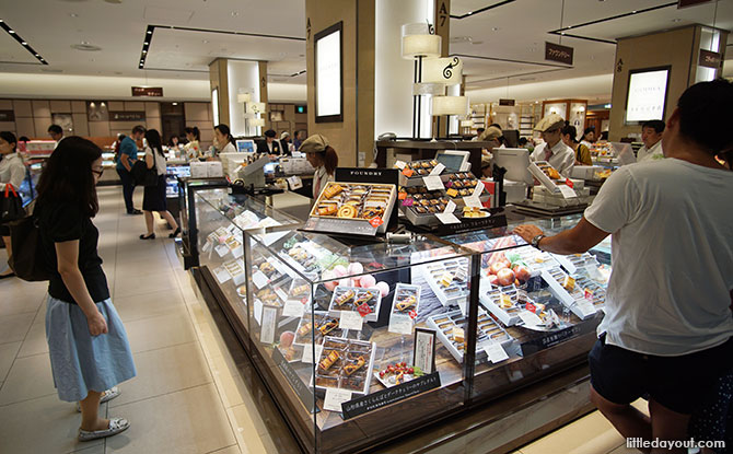 Food hall at Mitsukoshi, Ginza, Tokyo