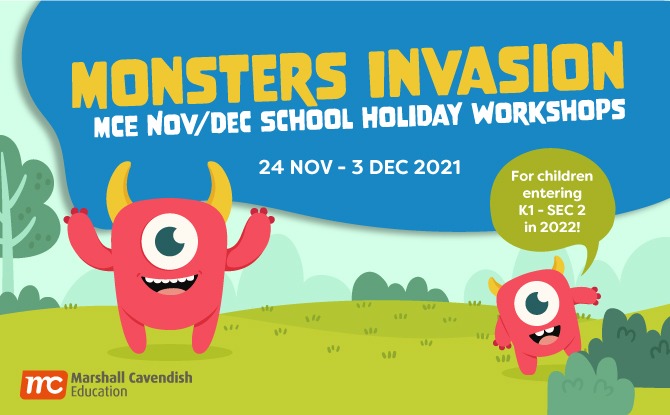 Sign Up for Marshall Cavendish Education’s Monster Invasion Year-end 2021 Workshops