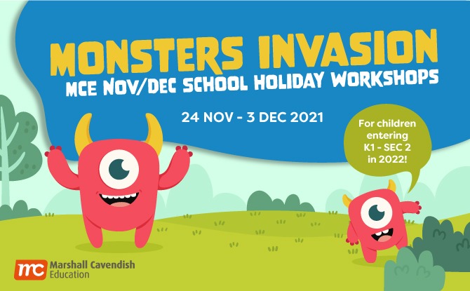 Marshall Cavendish Education’s “Monster Invasion” Nov / Dec Holiday Workshops 2021