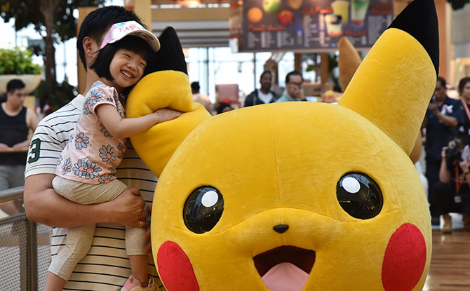 Special Pikachu Appearances Around The Malls