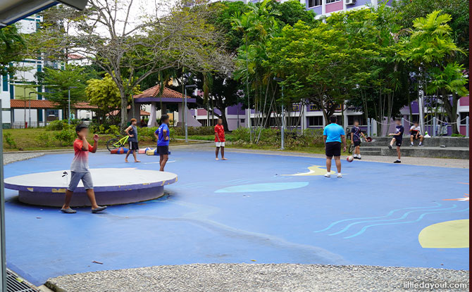 play area at Pasir Ris Atlantis Park and Playground