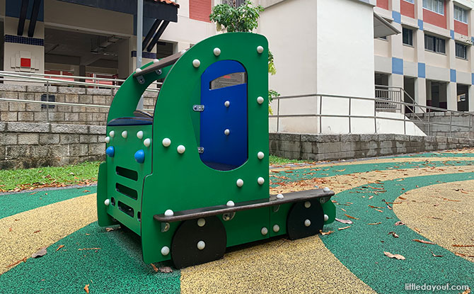 Truck-shaped play structure