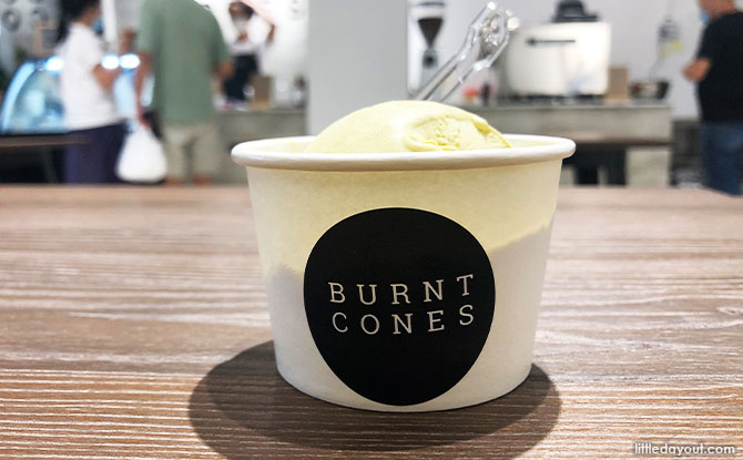Burnt Cones ice cream
