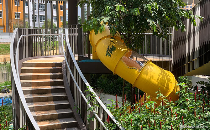 Tube slide at the Lookout Point