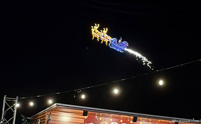 Christmas Wonderland 2025 At Gardens By The Bay: Singapore's First-Ever Christmas Pyramid & More From 29 Nov To 1 Jan 3 Flying Santa Display