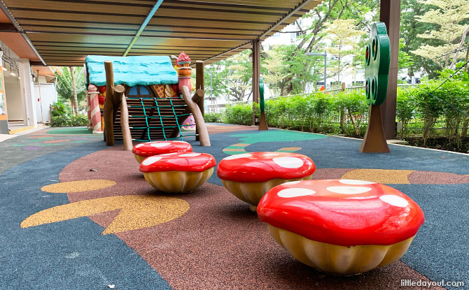 Mushroom stepping stones