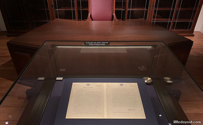 Singapore Proclamation of Independence Document