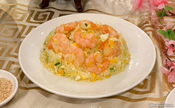 Fried Rice with Shrimps and Eggs