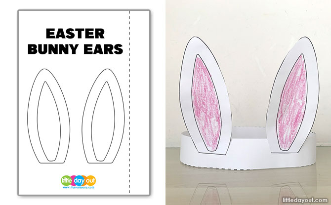 Bunny Ears Craft Template: Make A Cute Headband