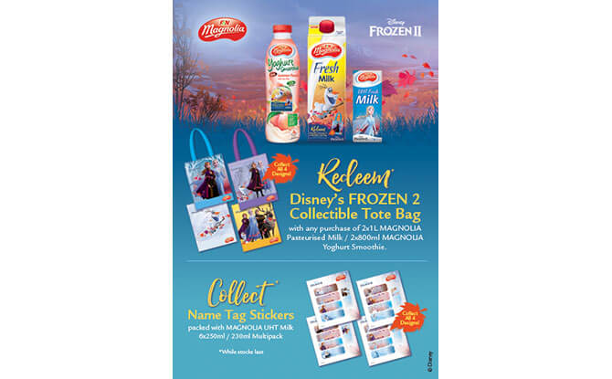 F&N Magnolia’s with FREE Disney’s Frozen 2 Tote bags