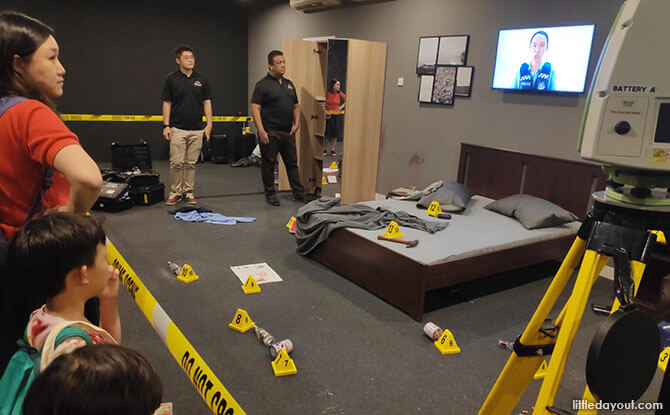 Viewing a Crime Scene at the Home Team Festival 2019