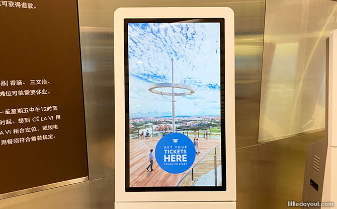 Self-service kiosks for MBS observation deck tickets