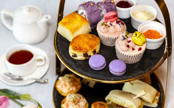 Enjoy an afternoon tea set at The Marmalade Pantry