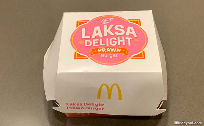 McDonald's Laksa Delight Burger