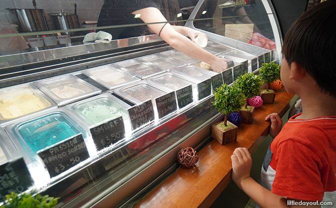 The Milky Way Ice Cream Cafe at Tanglin Halt