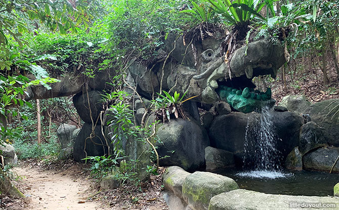 Dragon Waterfall at Imbiah Trail