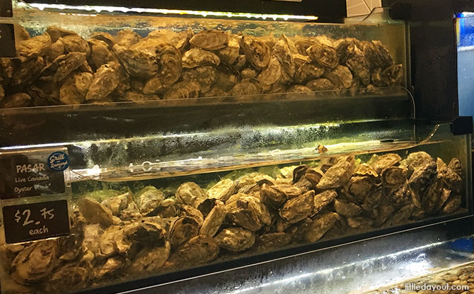 Oysters at FairPrice Xtra