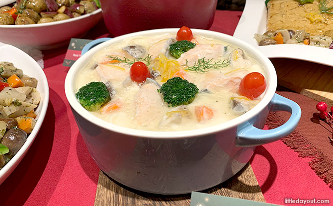 Yuzu Cream Salmon Stew