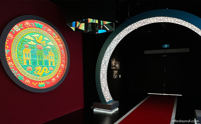 Peranakan-inspired installations