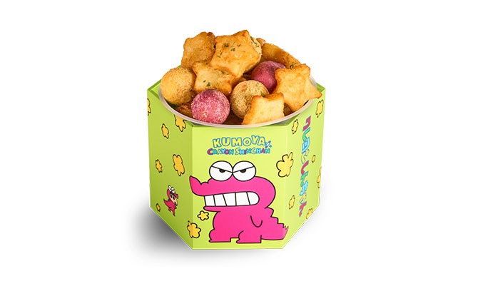 Crayon Shinchan x Kumoya Pop-Up Café: Cheeky Foods And Snacks 1 Sides: Hash Brown with Sweet Potato Mochi Balls